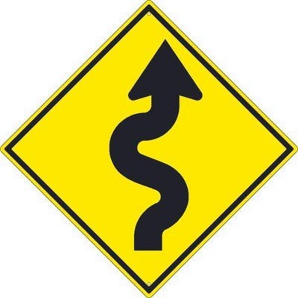 Nmc Winding Road Arrow Right Sign TM242K